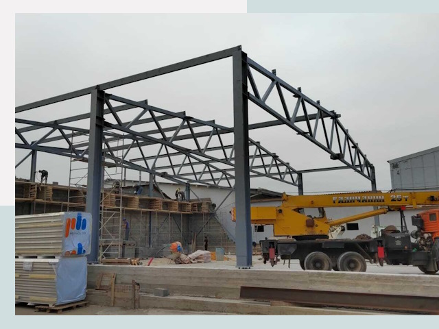 Строительство цехов в Салавате