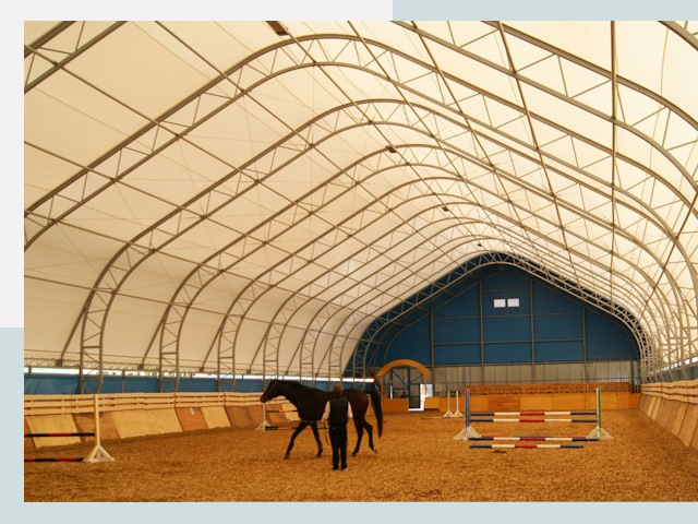 Строительство конных манежей в Салавате