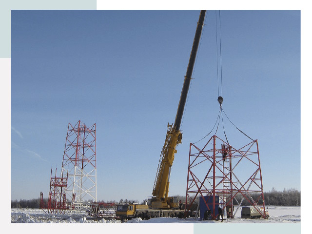 Монтаж вышек связи в Салавате