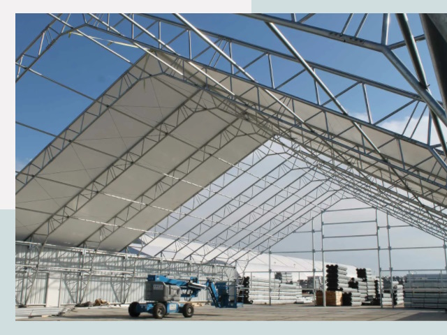 Каркасно-тентовые сооружения от СтальСтрой-Слв по цене 640 руб.