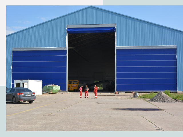 Ангарные ворота в Салават от СтальСтрой-Слв по цене 640 руб.