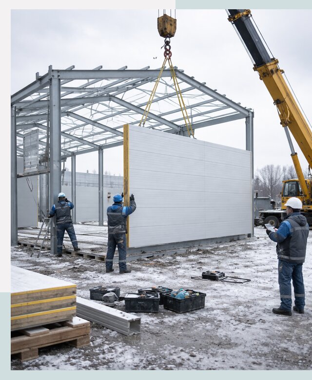 Строительство холодильных складов под ключ в Салавате