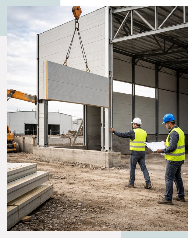 Склад из сэндвич панелей под ключ в Салавате от 10136 р. | СтальСтрой-Слв