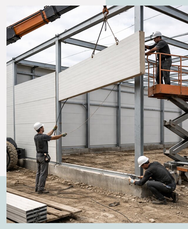 Строительство складов из сэндвич панелей в Салавате под ключ