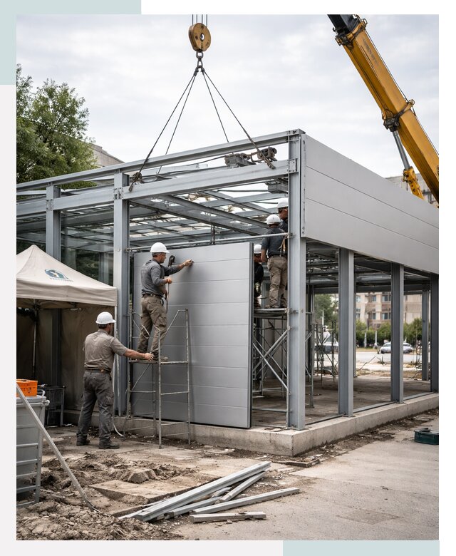 СтальСтрой-Слв: торговый павильон под ключ в Салавате от 37342 р.