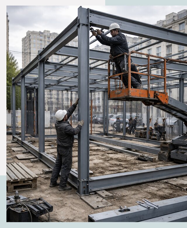 Строительство и монтаж торговых павильонов под ключ в Салавате