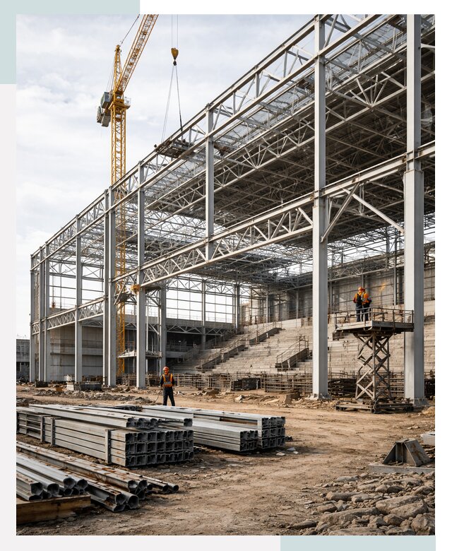 Строительство спортивных комплексов в Салавате от 32007 р. | СтальСтрой-Слв